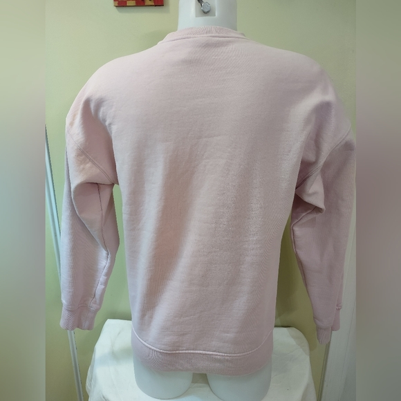 H&M Justin Bieber Light Pink Relaxed Fit Sweatshirt Changes 2020 Size XS - Picture 2 of 11